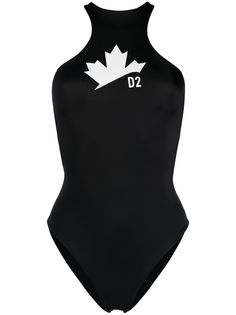 Dsquared2 купальник с вырезом халтер и принтом