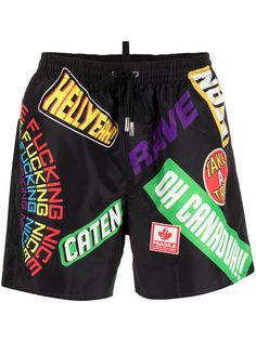 Dsquared2 плавки с надписью