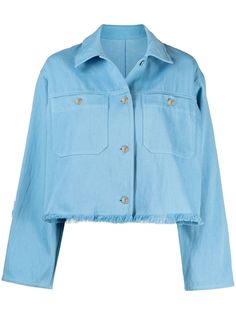 MSGM укороченная джинсовая куртка