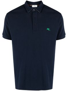 Etro рубашка поло с логотипом