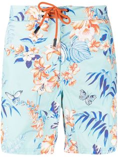 Etro плавки-шорты с цветочным принтом