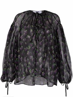 MSGM блузка с узором