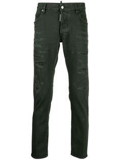 Dsquared2 джинсы скинни в рубчик