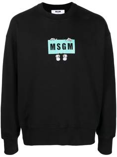 MSGM толстовка с логотипом