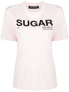 Neil Barrett футболка с принтом Sugar
