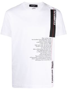 Dsquared2 футболка с надписью