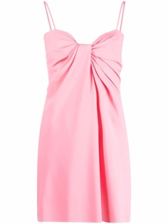 Valentino платье мини с драпировкой