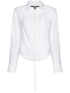 Jacquemus рубашка La chemise Nappe с вырезами