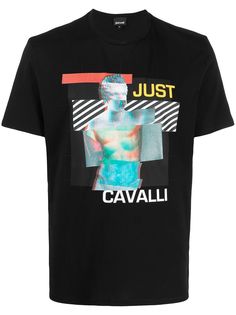 Just Cavalli футболка с короткими рукавами и графичным принтом