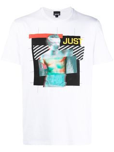 Just Cavalli футболка с графичным принтом