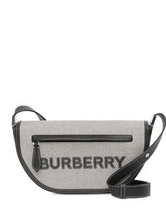 Burberry мини-сумка на плечо Olimpia из канваса