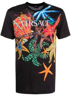 Versace футболка с принтом Trésor de la Mer