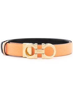 Salvatore Ferragamo двусторонний ремень с пряжкой Gancini