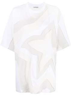 Acne Studios футболка в технике пэчворк из коллаборации с Ben Quinn