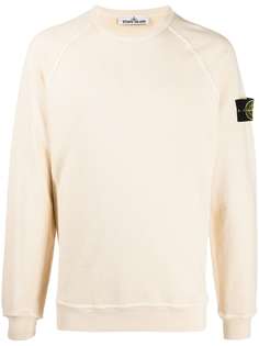 Stone Island толстовка с нашивкой-логотипом