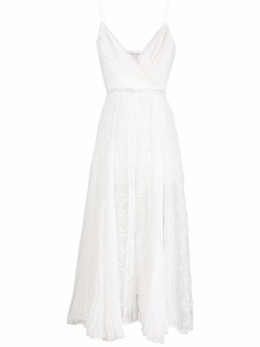 Ermanno Scervino платье без рукавов с кружевной вставкой