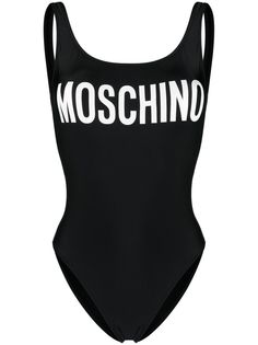 Moschino купальник с логотипом