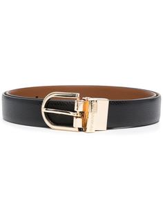 Emporio Armani ремень с гравированным логотипом