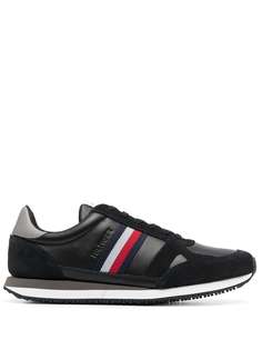 Tommy Hilfiger кроссовки на шнуровке с полосками