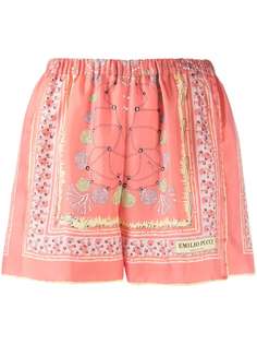 Emilio Pucci шорты с принтом