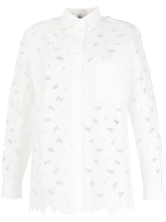 RED Valentino рубашка с вырезами
