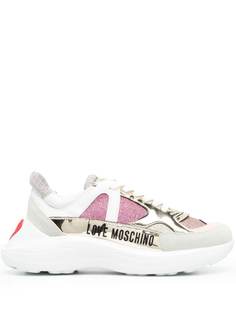 Love Moschino кроссовки на шнуровке с логотипом
