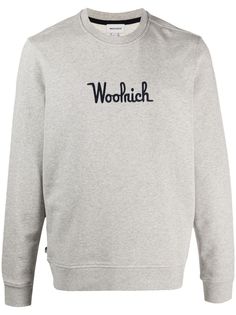 Woolrich толстовка с вышитым логотипом