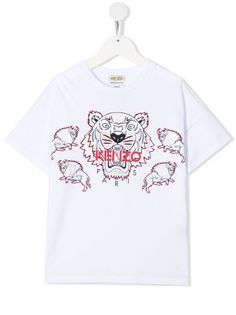 Kenzo Kids футболка с короткими рукавами и логотипом