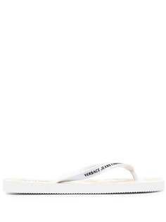 Versace Jeans Couture шлепанцы с тисненым логотипом