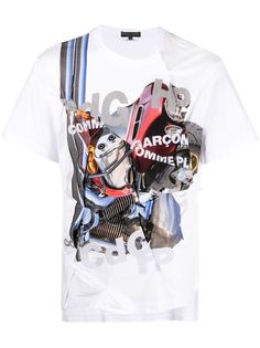 Comme Des Garçons Homme Plus футболка с графичным принтом