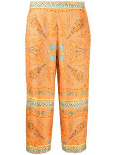 Emilio Pucci укороченные брюки с абстрактным принтом