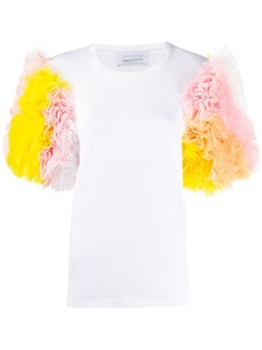 Emilio Pucci футболка с пышными рукавами из коллаборации с Tomo Koizumi