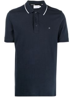 Calvin Klein рубашка поло с вышитым логотипом