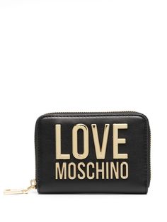 Love Moschino кошелек с круговой молнией и логотипом