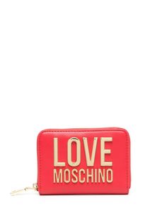 Love Moschino кошелек с круговой молнией и логотипом