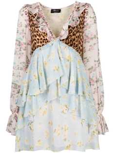 Blumarine платье с контрастными вставками