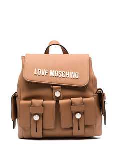 Love Moschino рюкзак из зернистой кожи с логотипом