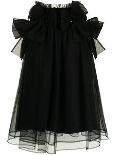 Comme Des Garçons Noir Kei Ninomiya юбка из тюля с бантами