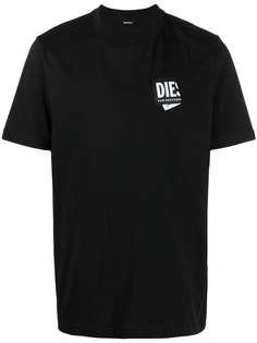 Diesel футболка T-Just-Lab с нашивкой-логотипом