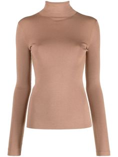 Joseph топ с длинными рукавами и высоким воротником