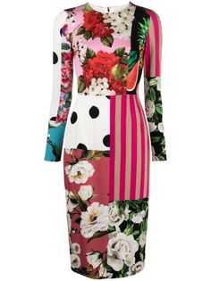 Dolce & Gabbana платье с принтом