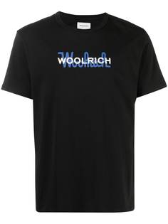 Woolrich футболка с логотипом