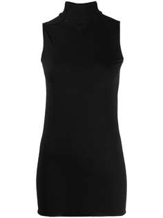 Rick Owens Lilies топ без рукавов с высоким воротником
