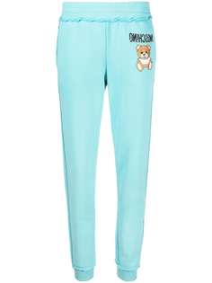 Moschino спортивные брюки с принтом Teddy Bear