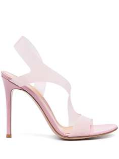 Gianvito Rossi босоножки на шпильке с ремешком на пятке