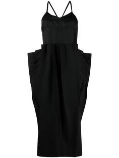 Comme Des Garçons Noir Kei Ninomiya юбка миди с присборенной талией