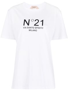 Nº21 футболка с логотипом