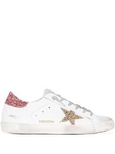 Golden Goose кеды Superstar с блестками