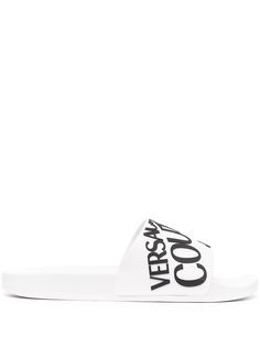 Versace Jeans Couture шлепанцы Fondo с логотипом