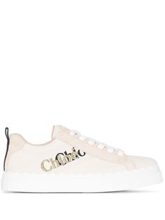 Chloé кеды Lauren с логотипом